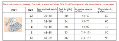 Pet Skirt Cat Fashion Cute Dress