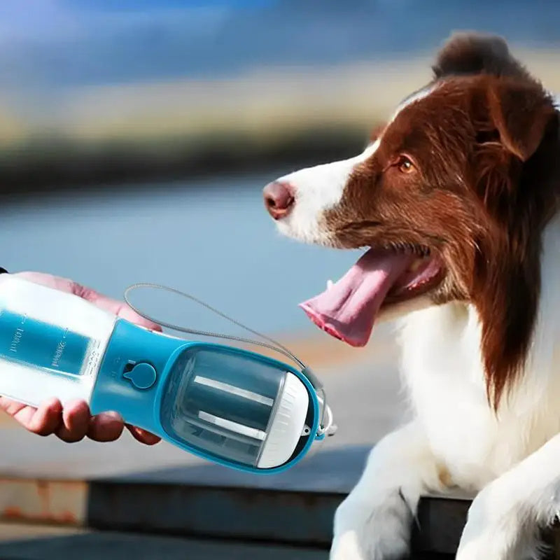 Three-in-one Portable Dog Water Cup Drinking Food Garbage Bag