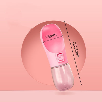 Portable Pet Dog Water Bottle Feeder Bowl