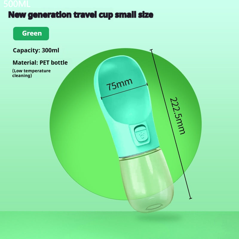 Portable Pet Dog Water Bottle Feeder Bowl