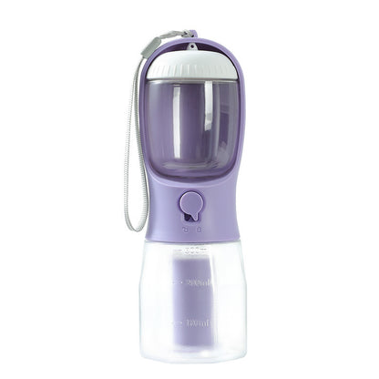 Three-in-one Portable Dog Water Cup Drinking Food Garbage Bag