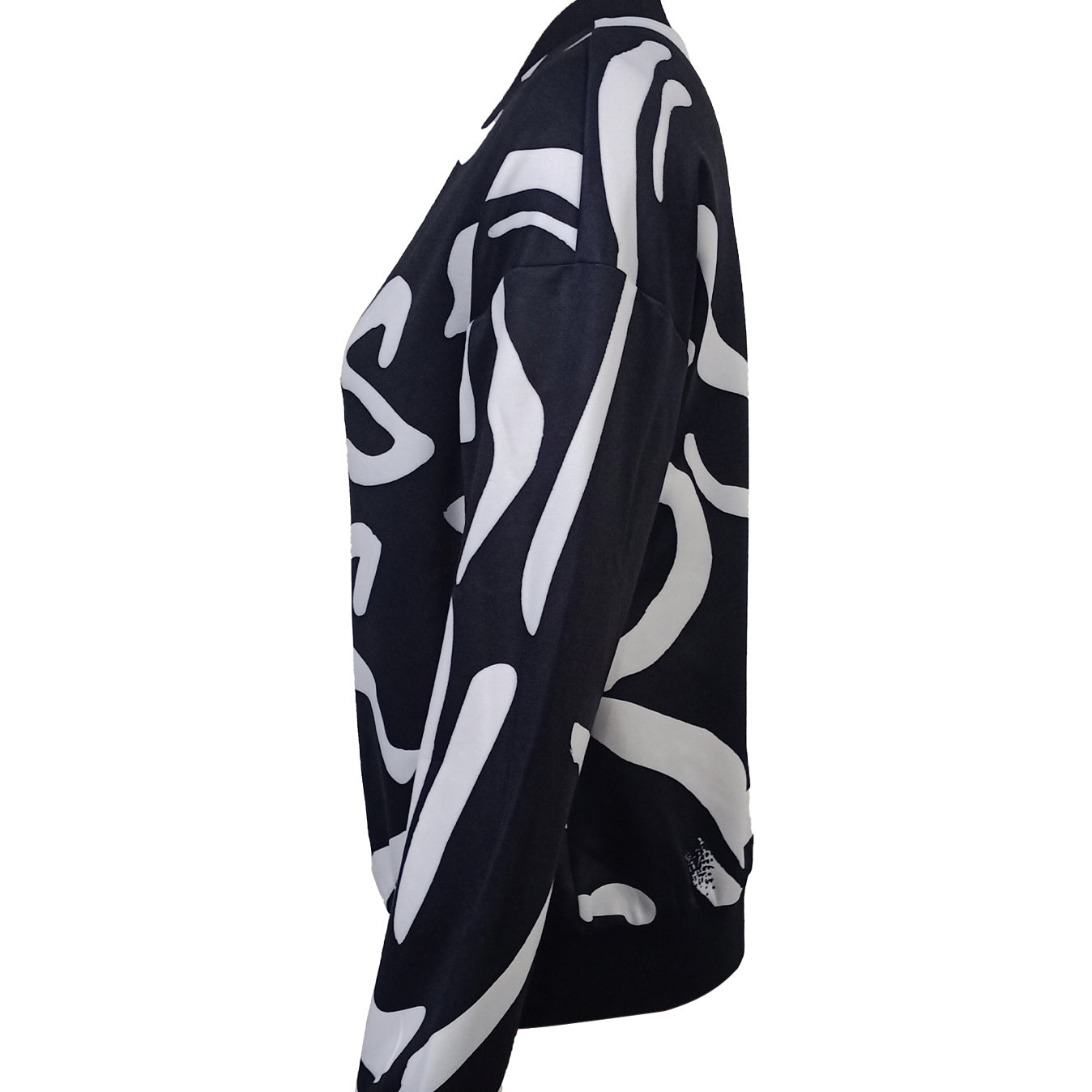 Ladies' Fashionable And Elegant Temperament, Versatile Drawing And Printing Fashion Jacket Jacket Jacket